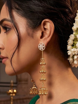 NUI - Gold Plated Kashmiri Earring For Women And Girls
