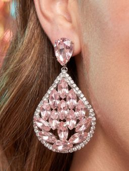 NUI - Silver Plated Pair Of Earrings For Women And Girls