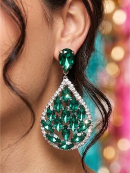 NUI - Silver Plated Pair Of Earrings For Women And Girls