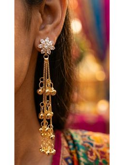 NUI - Gold Plated Kashmiri Pair Of Earrings For Women And Girls