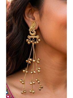 NUI - Gold Plated Kashmiri Pair Of Earrings For Women And Girls