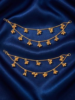 NUI - Gold Plated Ear chain For Women And Girls