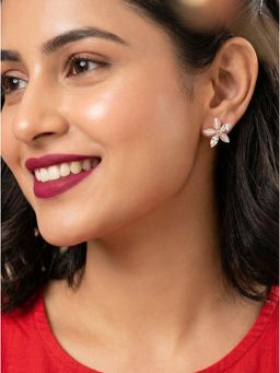 NUI - Gold Plated Pair Of Earrings For Women And Girls