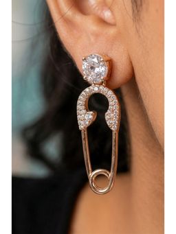 NUI - Gold Plated Pair Of Earrings For Women And Girls