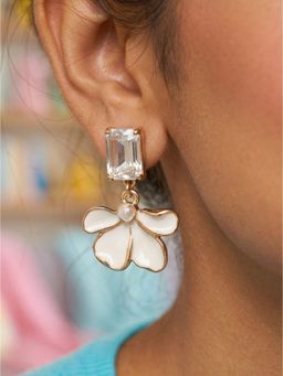 NUI - Gold Plated Pair Of Earrings For Women And Girls