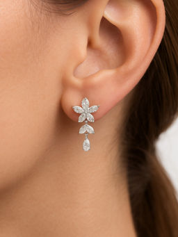 NUI - Sterling Silver Pair of Earrings For Women And Girls