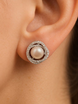 NUI - Sterling Silver Pair of Earrings For Women And Girls