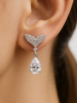 NUI - Sterling Silver Pair of Earrings For Women And Girls