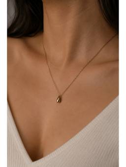 Scoup - Golden Teardrop Pendant