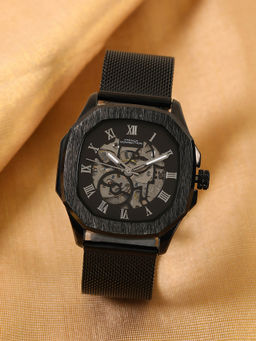 French Connection - Black Dial Automatic Watch for Men - FCA05-1