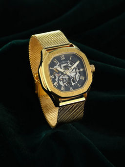 French Connection - Black Dial Automatic Watch for Men - FCA05-4