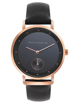 French Connection - Black Dial Analog Watch for Women - FCW09BL