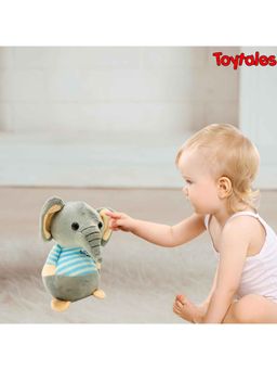 TOYTALES - JT Elephant Sitting Plush Soft Toy for Kids (1-2 Years)