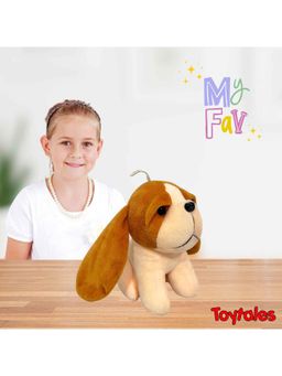 TOYTALES - Brown Puppy Dog Soft Toy for Kids (1-2 Years)