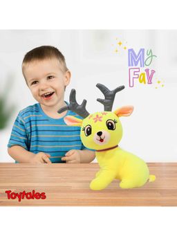 TOYTALES - Fancy Reindeer Soft Plush Toy for Kids (1-2 Years)