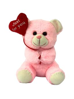 TOYTALES - Just for You Baloon Teddy Bear with Heart Plush Toy (1-2 Years)