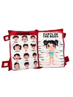 TOYTALES - Educational Learning Book Pillow Soft Toy for Kids (1-2 Years)