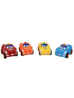 TOYTALES - 4 Robot Car Toys for Kids (Pack of 4) (1-2 Years)