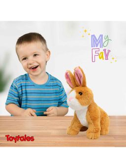 TOYTALES - Wild Rabbit Soft Stuffed Animal Toy for Kids (1-2 Years)