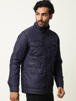 Rare Rabbit - Solid Navy Blue Jackets