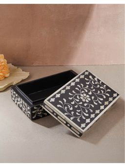 Fabindia - Black Amaya Wooden Utility Box