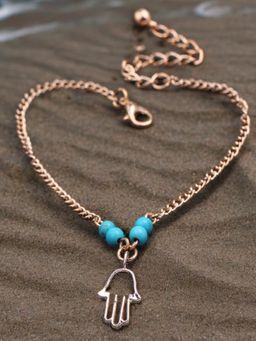 Fabula - Rose Gold Bohemian Delicate Anklet