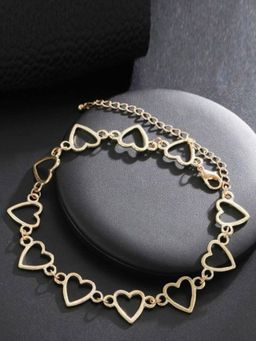 Fabula - Gold Tone Heart Shape Necklace