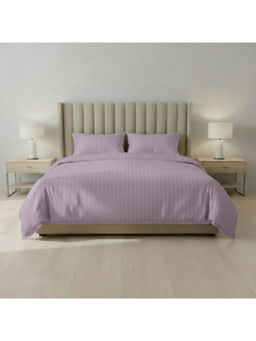 LANE LINEN - Lavender Galaxy Cotton Bedsheet with 2 Pillow Covers