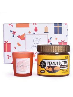 Gleevers - Peanut Spread and Rose Small Candle Gift Box (Set of 2)