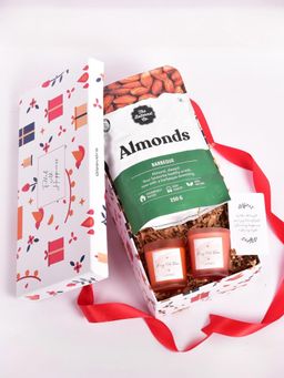 Gleevers - Almonds and Lavender 2 Small Candle Gift Box