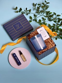 Gleevers - Arabian Wood Big Candle and Old Cask Small Perfume Gift Box for Him (Set of 2)