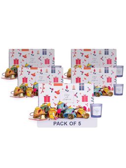 Gleevers - Bandarwal and Arabian Wood Small Candle (Pack of 5)