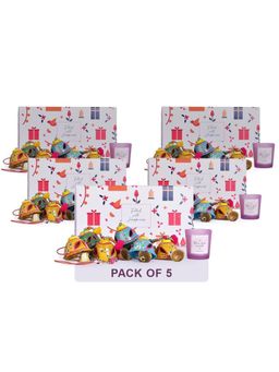 Gleevers - Bandarwal and Lavender Small Candle (Pack of 5)