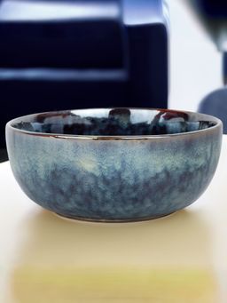 UMAI - Ceramic Serving Bowl - Navy Blue