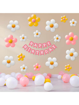 Special You - Flower Theme Birthday Decoration Kit For Girls - 65 Pcs