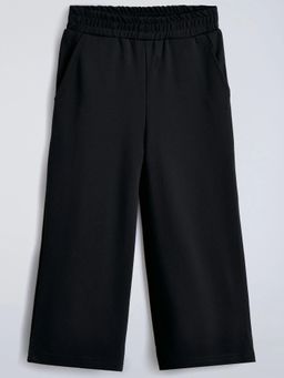 Hopscotch - Black Elasticated Pintuck Pant