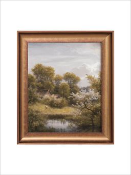 The Vintage Artistry - Green Moody Spring Vintage Dark Printable Wall Art