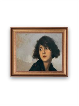 The Vintage Artistry - Minimalist Wooden Framed Wall Painting