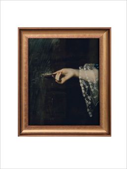 The Vintage Artistry - Black & Brown Victorian Wall Art Painting