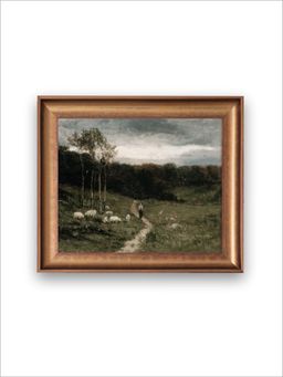 The Vintage Artistry - Landscape Digital Painted Wall Art