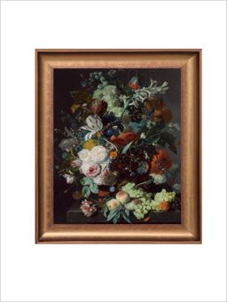The Vintage Artistry - Floral Painted Wall Art