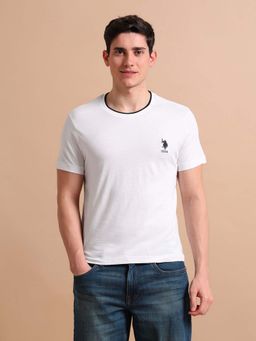 U.S. POLO ASSN. - Stretchy Tipped White T-shirt