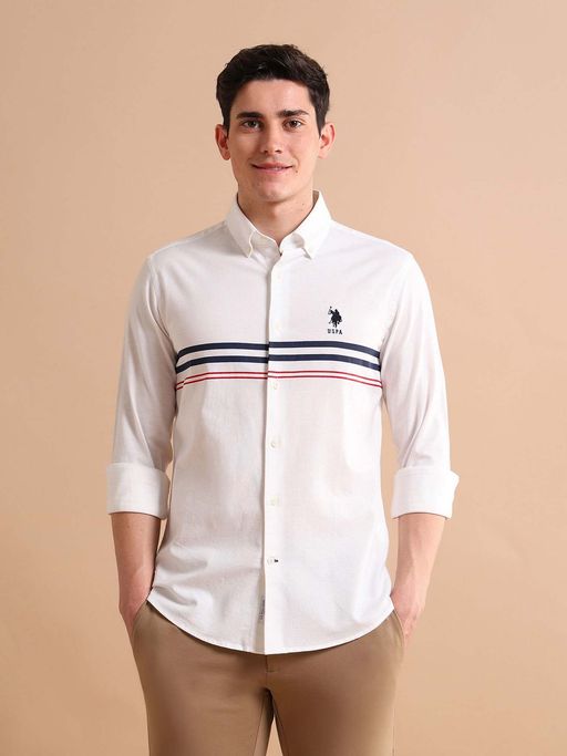 U.S. POLO ASSN. Engineered Oxford Shirt