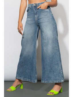 FREAKINS - Blue Stone Flare Jeans