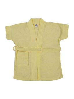 Creeva - Yellow Melodious Kids Baby Bathrobe with Belt