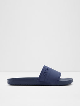 Aldo - Dinmore Solid Navy Blue Sliders