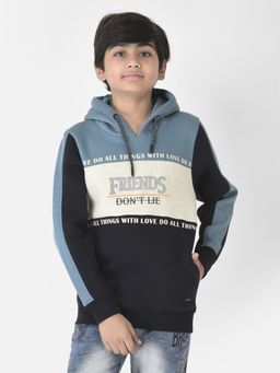 CRIMSOUNE CLUB - Boys Navy Blue Friends Sweatshirt