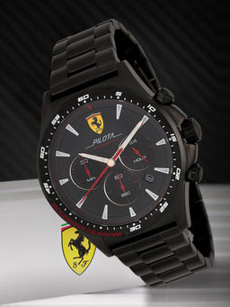 Scuderia Ferrari - Black Stainless Steel Watch