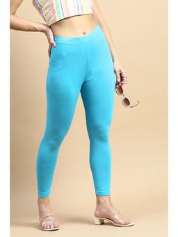 De Moza - Turquoise Ankle Length Leggings