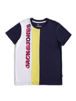Jack & Jones Junior - BOYS Blue Colourblocked T-shirt